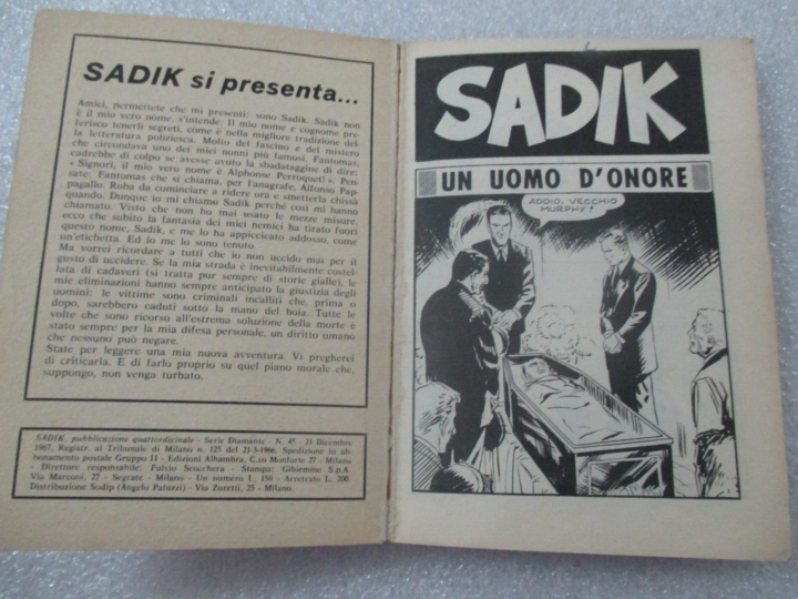 Sadik Serie Diamante N° 46 - Ed. Ahlambra 1967 - Ultimo Numero Della Serie