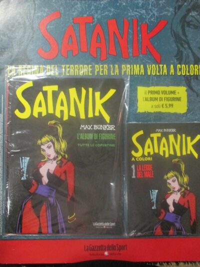 Satanik A Colori 1/70 + Album E Figurine - Serie Completa - Nuovo!