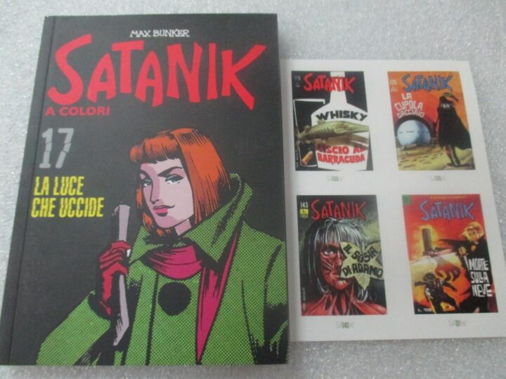 Satanik A Colori N° 17 + Figurine - Ed. Gazzetta Dello Sport - Magnus & Bunker