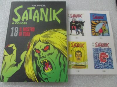 Satanik A Colori N° 18 + Figurine - Ed. Gazzetta Dello Sport - Magnus & Bunker