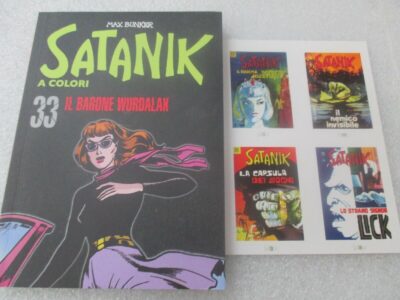 Satanik A Colori N° 33 + Figurine - Ed. Gazzetta Dello Sport - Magnus & Bunker