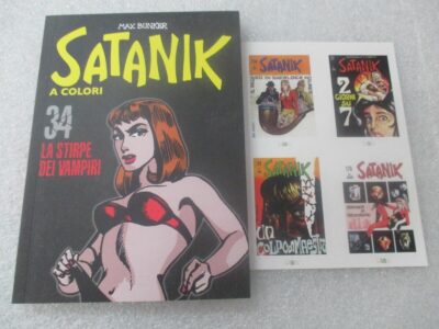 Satanik A Colori N° 34 + Figurine - Ed. Gazzetta Dello Sport - Magnus & Bunker