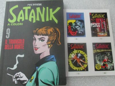 Satanik A Colori N° 9 + Figurine - Ed. Gazzetta Dello Sport - Magnus & Bunker