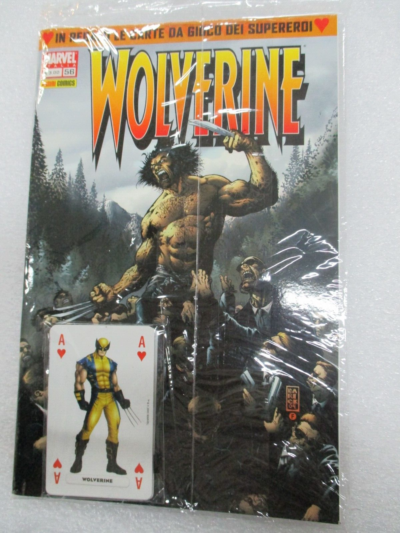 Wolverine N° 186 + Carte Da Gioco Supereroi - In Blister - Panini Comics 2005