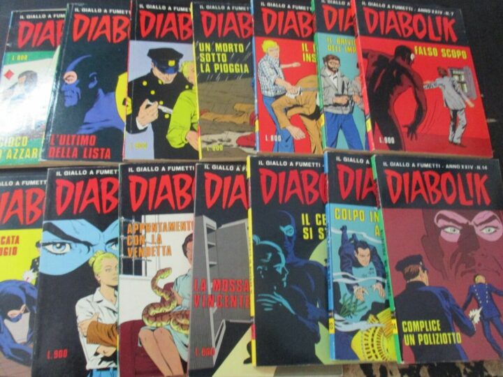 Diabolik Anno Xxiv 1985 1/14 - Annata Completa