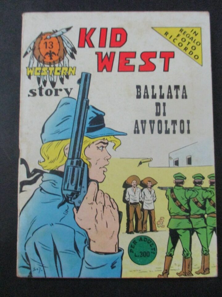 Kid West Western Story N° 13 + Gadget Cartolina - Ed. Furio Viano 1976