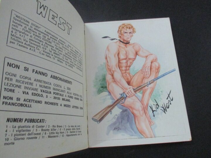 Kid West Western Story N° 13 + Gadget Cartolina - Ed. Furio Viano 1976