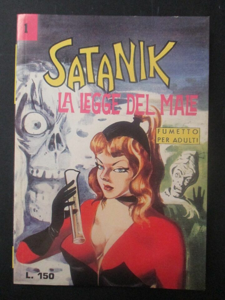 Satanik N° 1 Ristampa Anastatica - Mbp 1999 Collana Spin-off