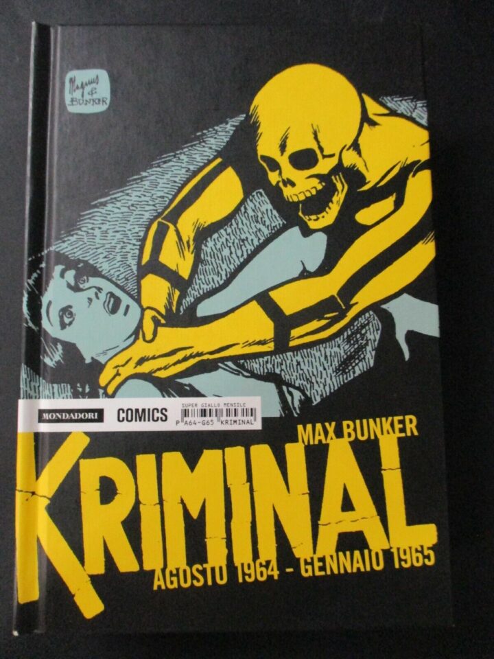 Kriminal N° 1 Agosto 1964 - Gennaio 1965 - Ed. Mondadori Comics