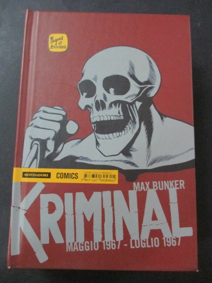 Kriminal N° 10 Maggio 1967 - Luglio 1967 - Ed. Mondadori Comics