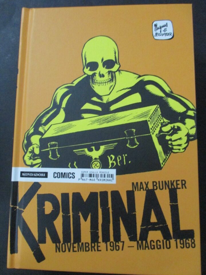 Kriminal N° 12 Novembre 1967 - Maggio 1968 - Ed. Mondadori Comics