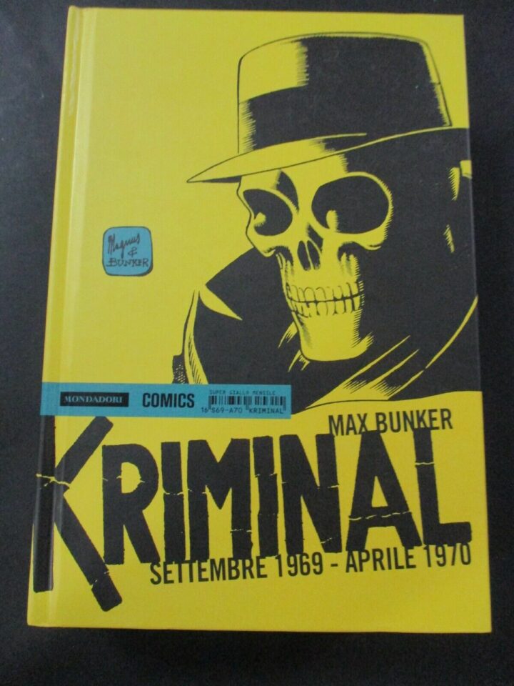 Kriminal N° 16 Settembre 1969 - Aprile 1970 - Ed. Mondadori Comics