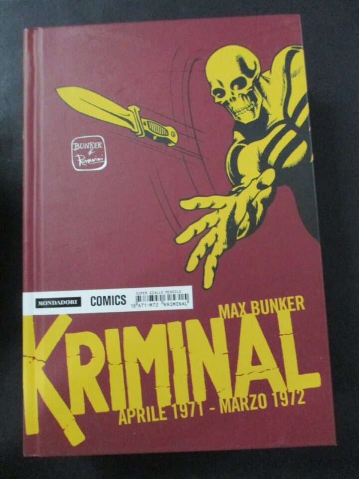 Kriminal N° 18 Aprile 1971 - Marzo 1972 - Ed. Mondadori Comics