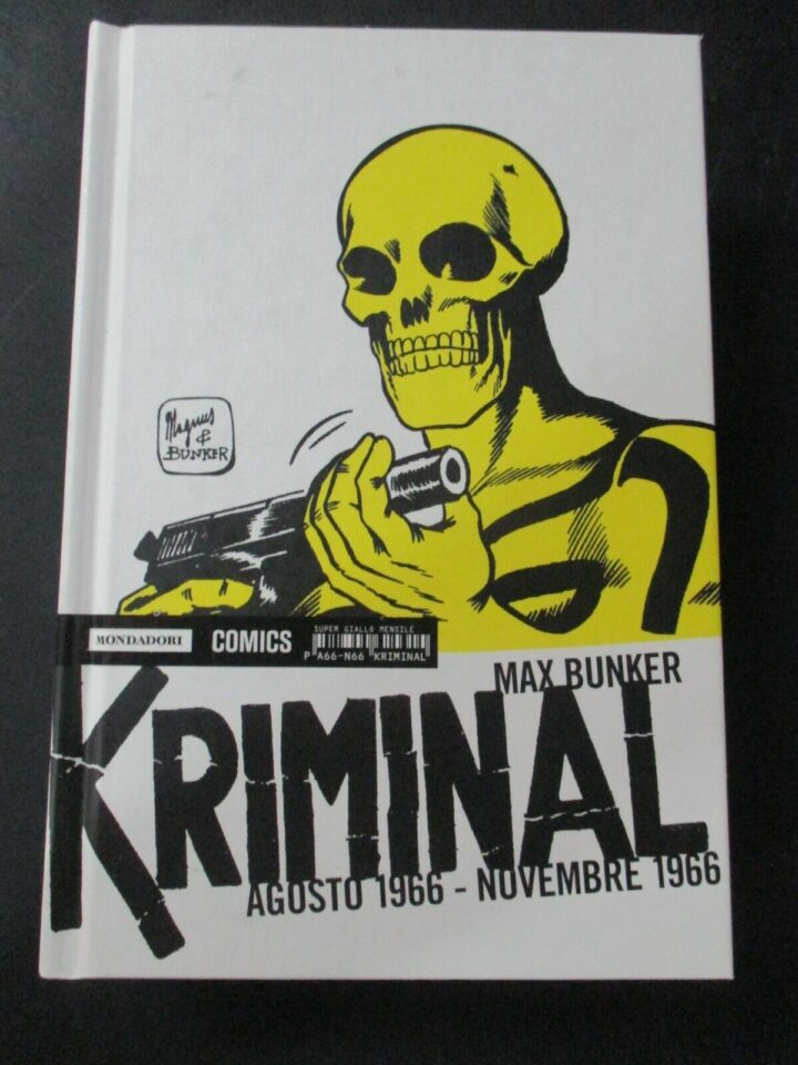 Kriminal N° 7 Agosto 1966 - Novembre 1966 - Ed. Mondadori Comics