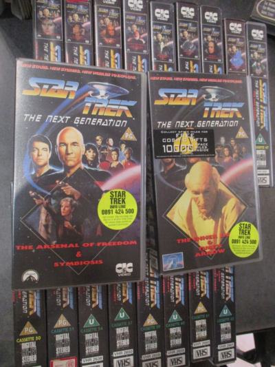 Star Trek The Next Generation - Lotto 19 Vhs Originali