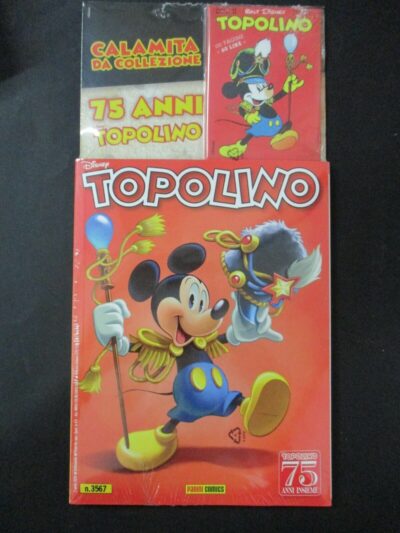 Topolino N° 3567 + Calamita 75 Anni Di Topolino - Panini Comics 2024