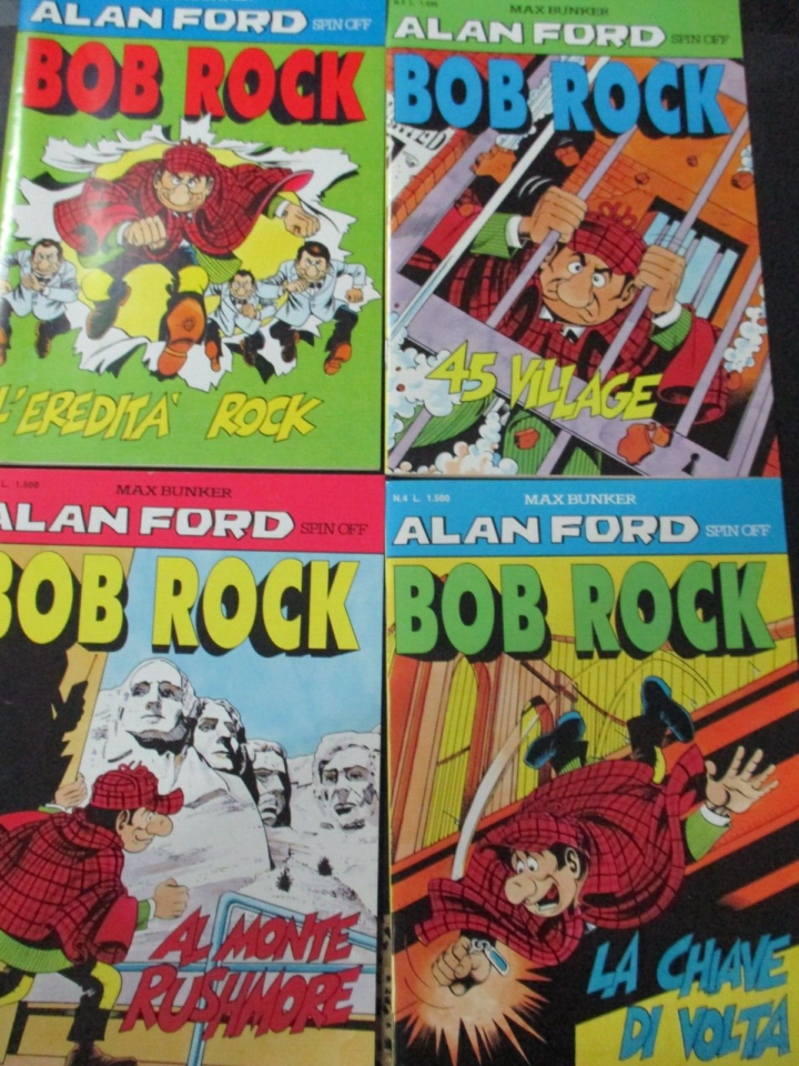 Alan Ford Spin Off Bob Rock 1/4 - Ed. Mbp 1999 - Serie Completa