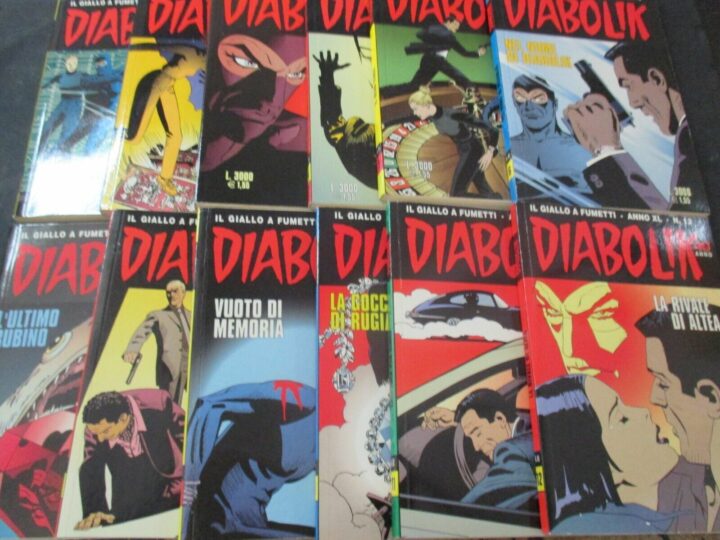 Diabolik Anno Xl 2001 1/12 - Annata Completa