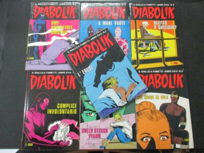 Diabolik Anno Xxix 1990 1/7 - Annata Completa