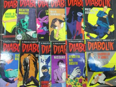 Diabolik Anno Xxvi 1987 1/12 - Annata Completa