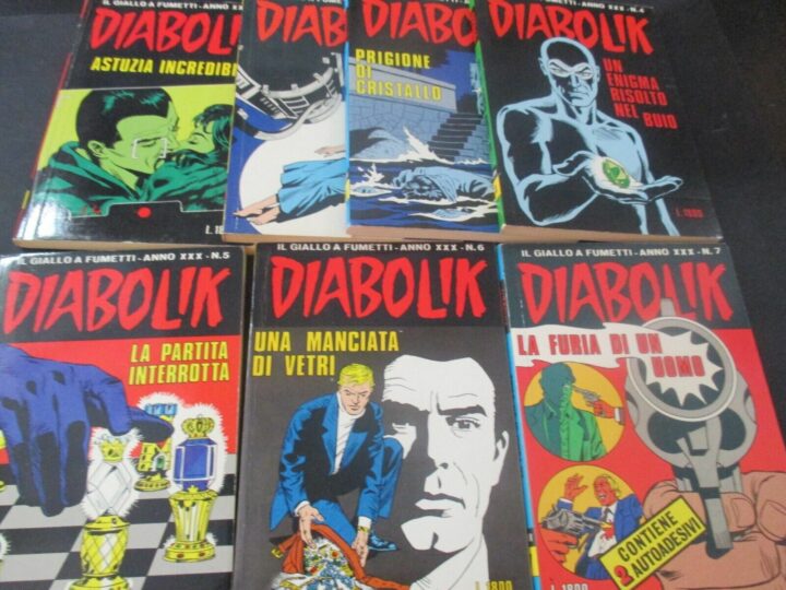 Diabolik Anno Xxx 1991 1/7 - Annata Completa