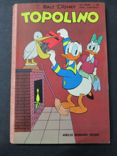 Topolino N° 231 + Figurine - Marzo 1960 - Originale - Ottimo