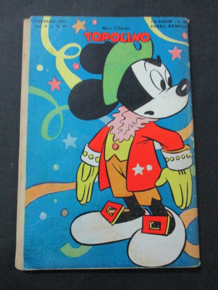 Topolino N° 24 Febbraio 1951 - Originale - Ottimo