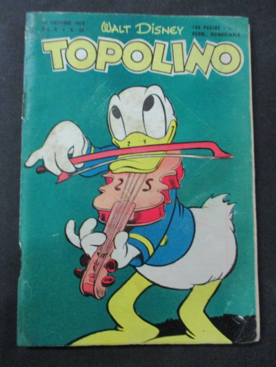 Topolino N° 56 Dicembre 1952 - Originale - Buono