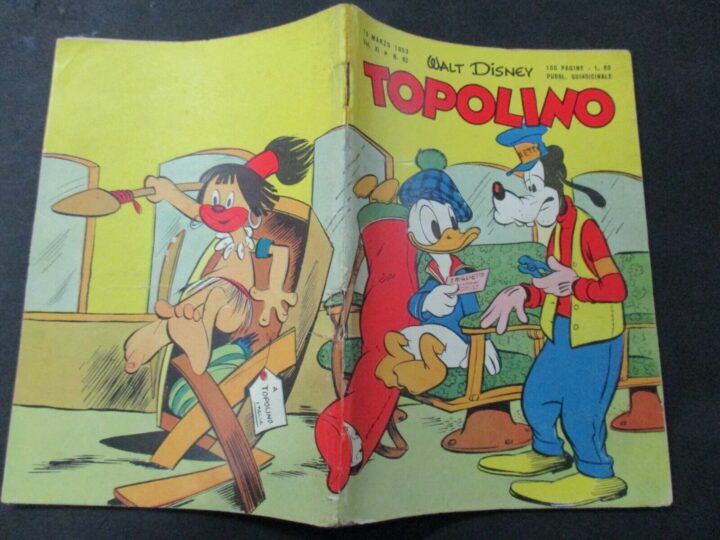 Topolino N° 62 Marzo 1953 - Originale - Ottimo