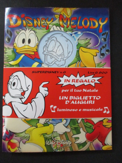 Disney Melody N° 6 Con Biglietto Auguri E Fascetta - Walt Disney Italia 1996