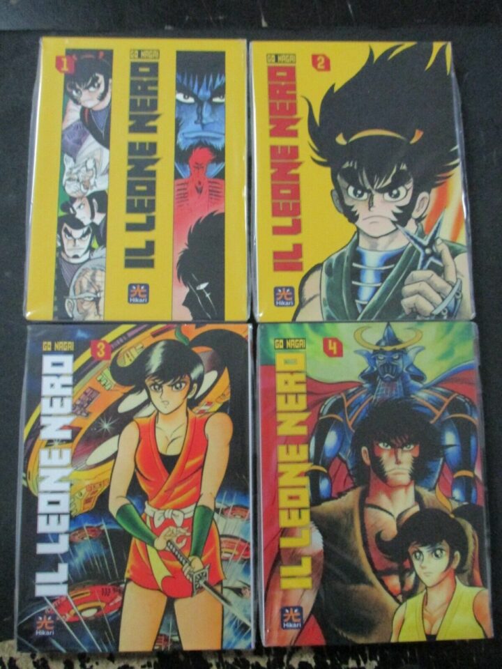 Go Nagai - Il Leone Nero - Hikari 2018 - Serie Completa Con Cofanetto