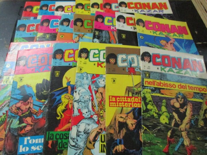 Conan E Kazar 1/44 - Ed. Corno 1975 - Serie Completa