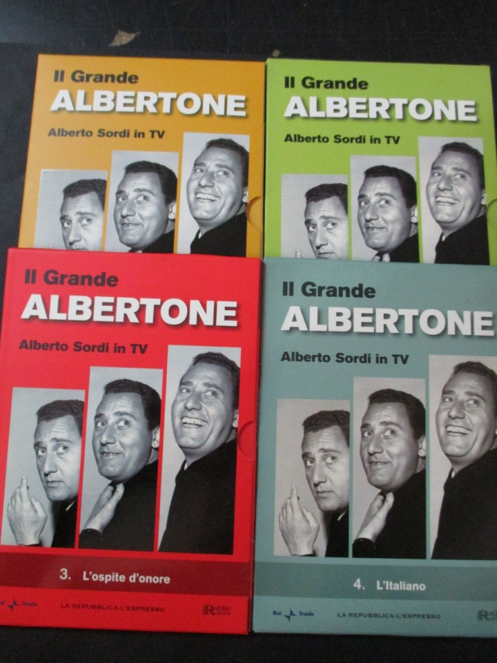 Il Grande Albertone - Alberto Sordi In Tv - Cofanetto 4 Dvd