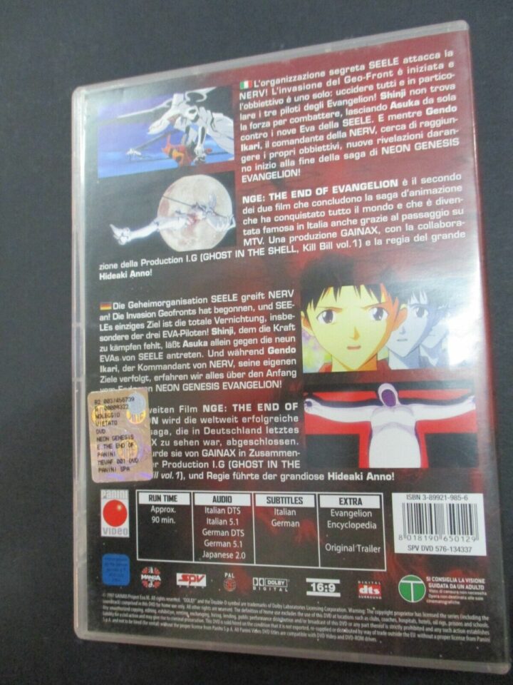 Neon Genesis Evangelion The End Of Evangelion - Dvd Panini Video