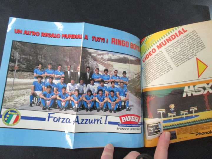 Topolino N° 1592 Con Foto Adesiva Nazionale Italiana - Mondadori 1986