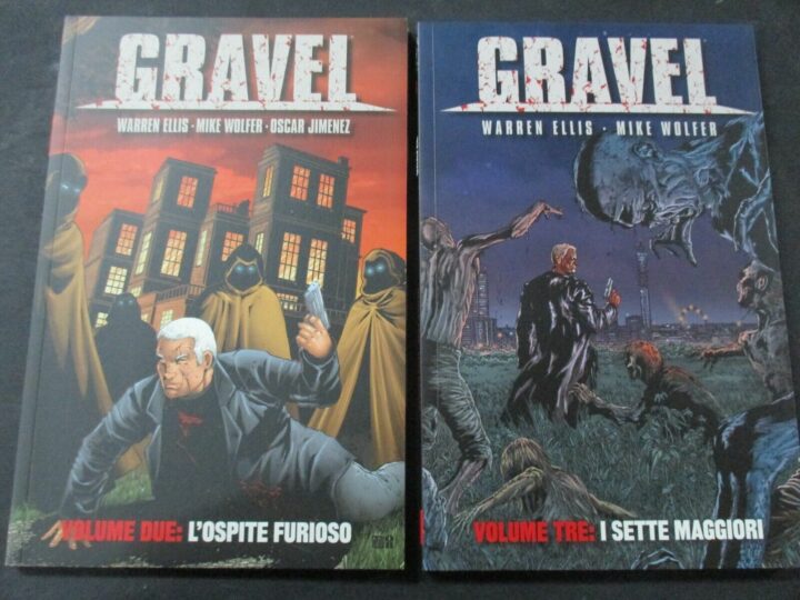 Warren Ellis - Gravel 1/5 - Panini Comics 2012 - Serie Completa