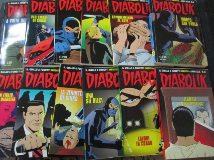 Diabolik Anno Xlix 2010 1/12 - Annata Completa