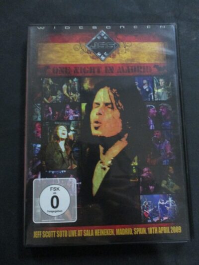 Jeff Scott Soto - One Night In Madrid - Dvd