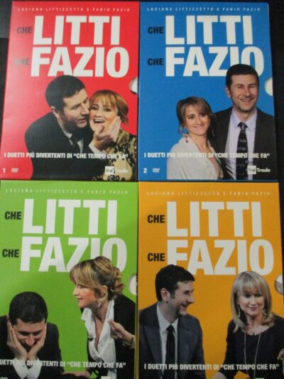 Litti Fazio I Duetti Piu' Divertenti Di "che Tempo Che Fa" - 4 Dvd