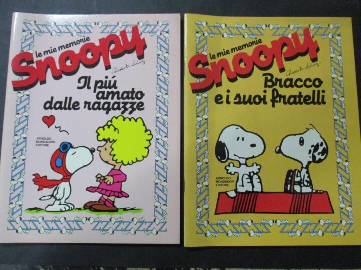 Snoopy Le Mie Memorie 1/6 - Mondadori 1988 - Serie Completa