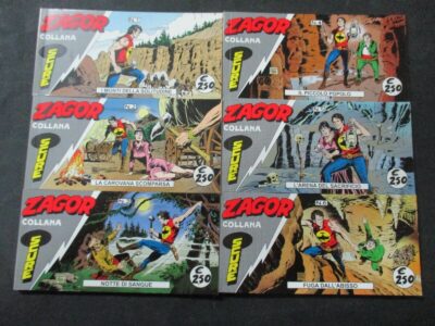 Zagor Collana Scure Striscia 1/6 - Sergio Bonelli 2019 - Serie Completa