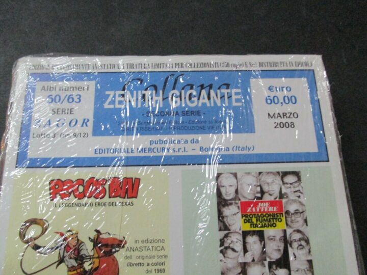 Zagor Zenit Lotto 3 N° 60/63 - Ed. Mercury - Ristampa Anastatica