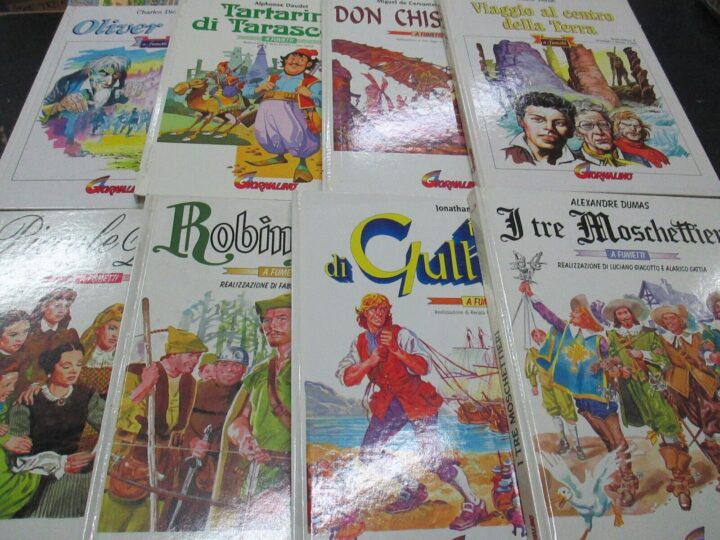 I Classici A Fumetti 1/24 - Il Giornalino - Ed. Paoline - 24 Volumi Cartonati