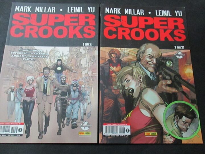 Mark Millar Super Crooks 1/2 - Serie Completa - Panini Comics